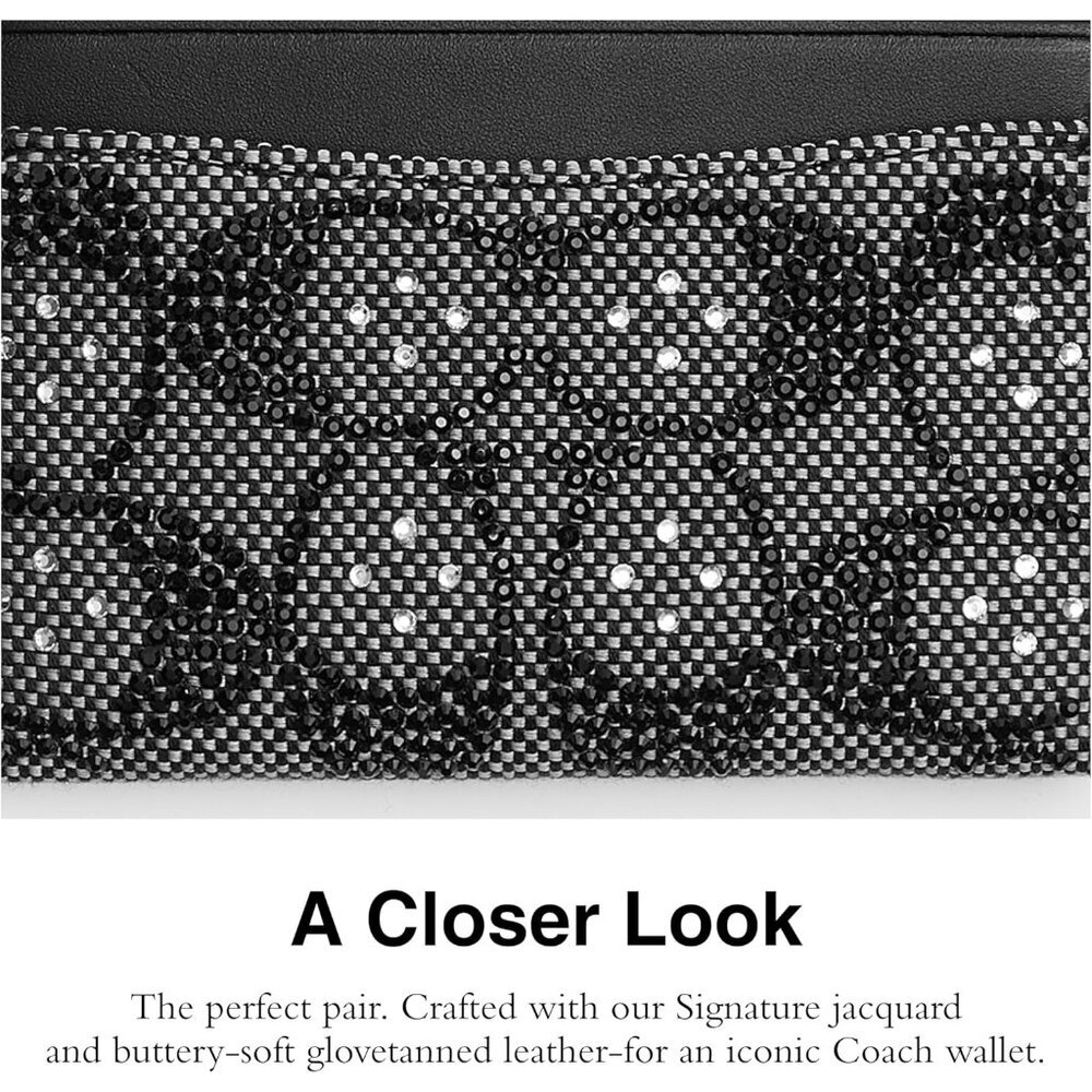Crystal Signature Jacquard Essential Card Case - Picture 4 of 5